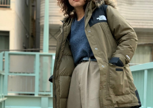 ダウンコートのマウンテンダウン