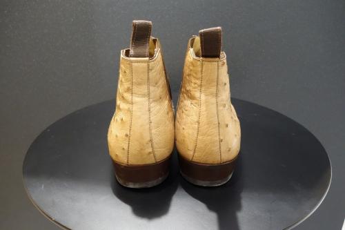 レユッカスのオーストリッチサイドゴアブーツ