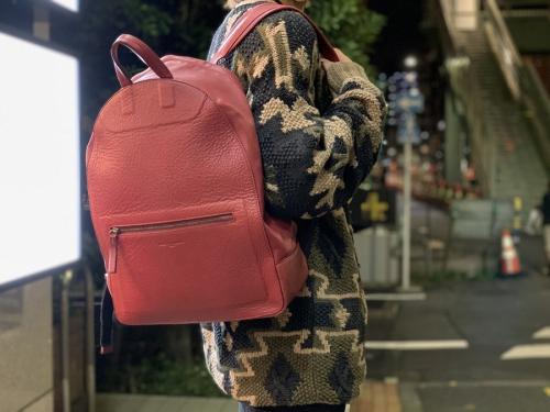 メゾンマルジェラのレザーバックパック