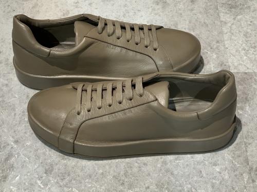 ジルサンダーのローカットレザースニーカー