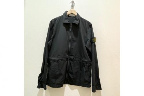 ストーンアイランドのシャツジャケット　ナイロンクルーネックカットソー