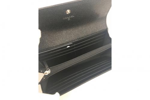 ココマークキャビアスキンカメリアウォレット