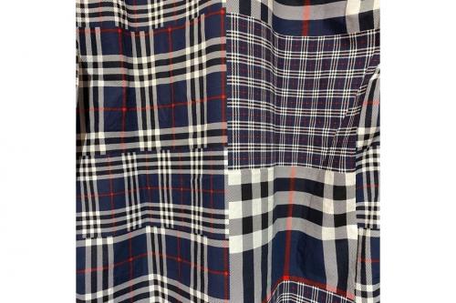 パッチワークチェックシャツのBURBERRY LONDON　BURBERRY LONDONシャツ　BURBERRY LONDONパッチワーク　BURBERRY LONDONチェック　BURBERRY LONDONチェックシャツ