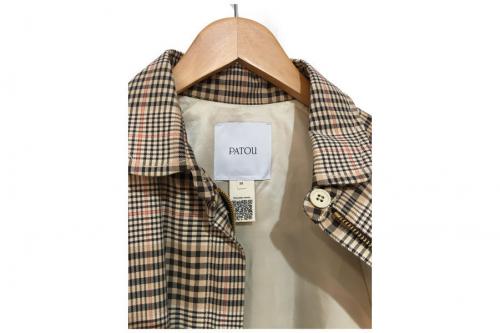 パトゥのチェックボンバージャケット
