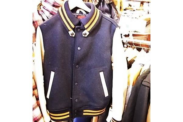 BEAMS ビームス スタジャン □BEAMS(ビームス) 袖革スタジャン 