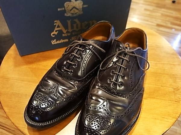 Alden Beams Plus 別注　7Dロングウイングチップ ALDEN×BEAMS PLUS . 別注 Long Wing Tip Alden Beams Plus 別注 7D