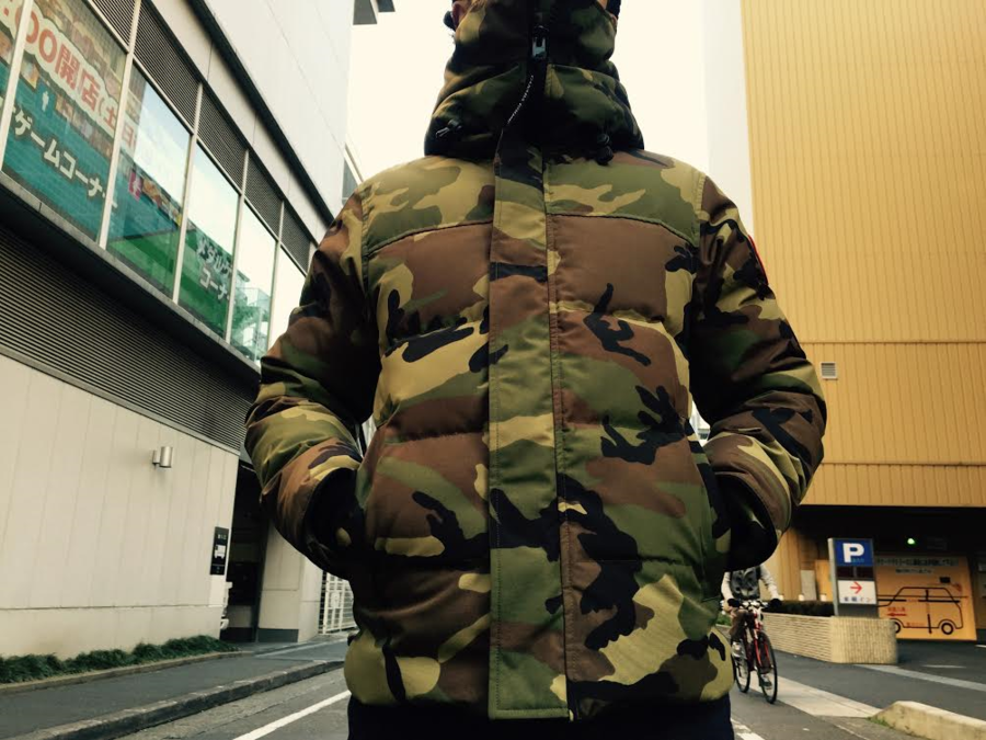 Canada Goose マクミランパーカカモフラ ダウンジャケット XS 春だけど 