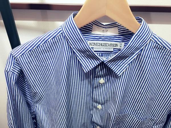 INDIVIDUALIZED SHIRTS MANUAL ALPHABET別注 即完コラボ MANUAL ALPHABET for 417(マニュアルアルファベット