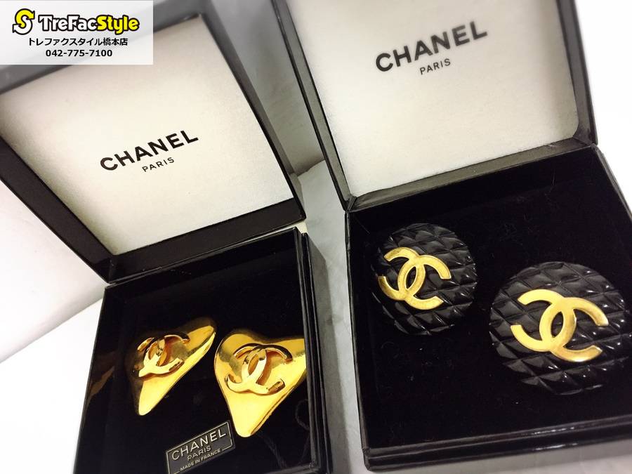 CHANEL/よりココマークイヤリングまとめて2点入荷致しました