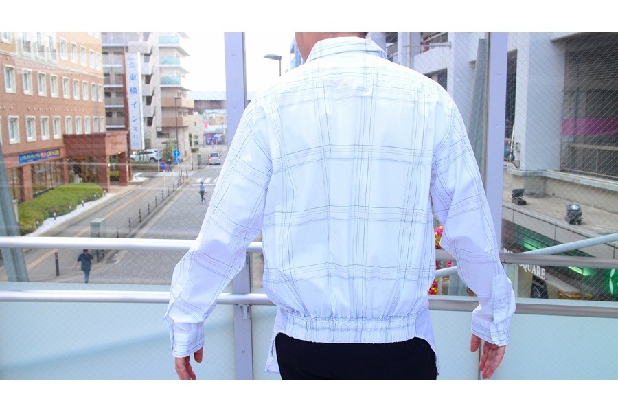 RAF SIMONS/ラフシモンズ】よりホワイトチェックシャツ/white checked