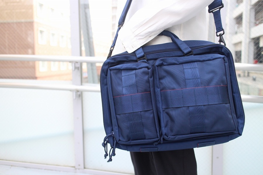 BRIEFING×BEAMS PLUS 別注3WAY BAG エアフォースブルー www.gossipband.ie