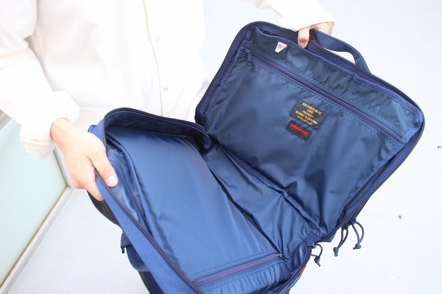 ブリーフィング ビームスプラス AIRFORCE BLUELINE 3way 徹底的にご紹介〉旅行も楽チン ｢BRIEFING｣｜ビームス 千葉｜BEAMS