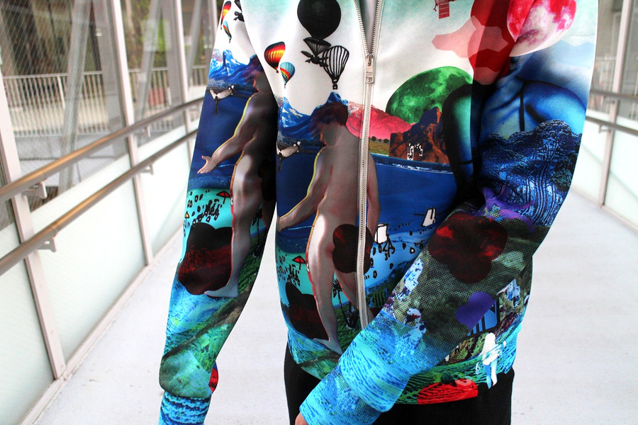PRADA/プラダ】よりトラックジャケット(Prada Flashback Print PRADA/プラダ】よりトラックジャケット(Prada Flashback Print
