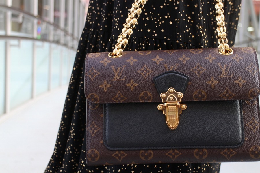 Louis Vuitton Noir Monogram Canvas Victoire Bag Louis Vuitton