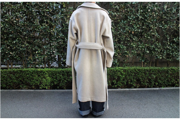 ATHA/アタ】よりダブルメルトンマキシコート(Double Melton Maxi Coat