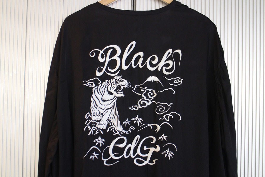 【未使用】ブラックコムデギャルソン BLACK COMME des GARCONS 製品洗い キュプラ 背刺繍 ベスト【サイズL】【メンズ】