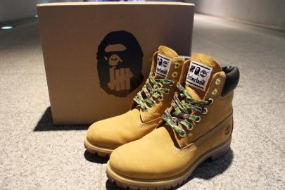 「コラボ・別注アイテムのUNDEFEATED × A BATHING APE×Timberland 」