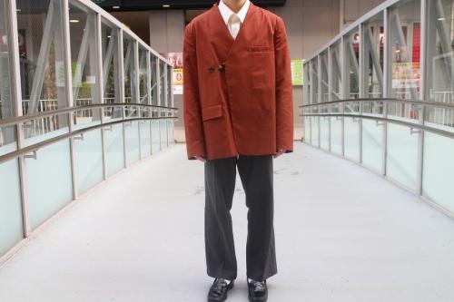 【Omar Afridi】テラコッタWOOL ノーカラー ジャケット/ブルゾン Omar Afridi】テラコッタWOOL ノーカラー ジャケット/ブルゾン - メルカリ