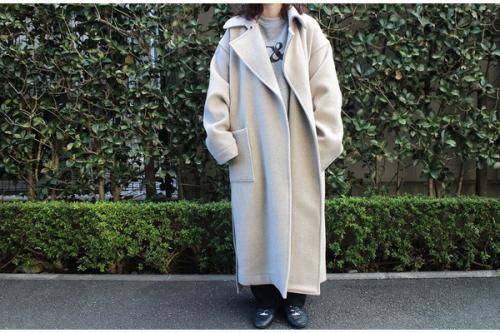 ATHA/アタ】よりダブルメルトンマキシコート(Double Melton Maxi Coat 