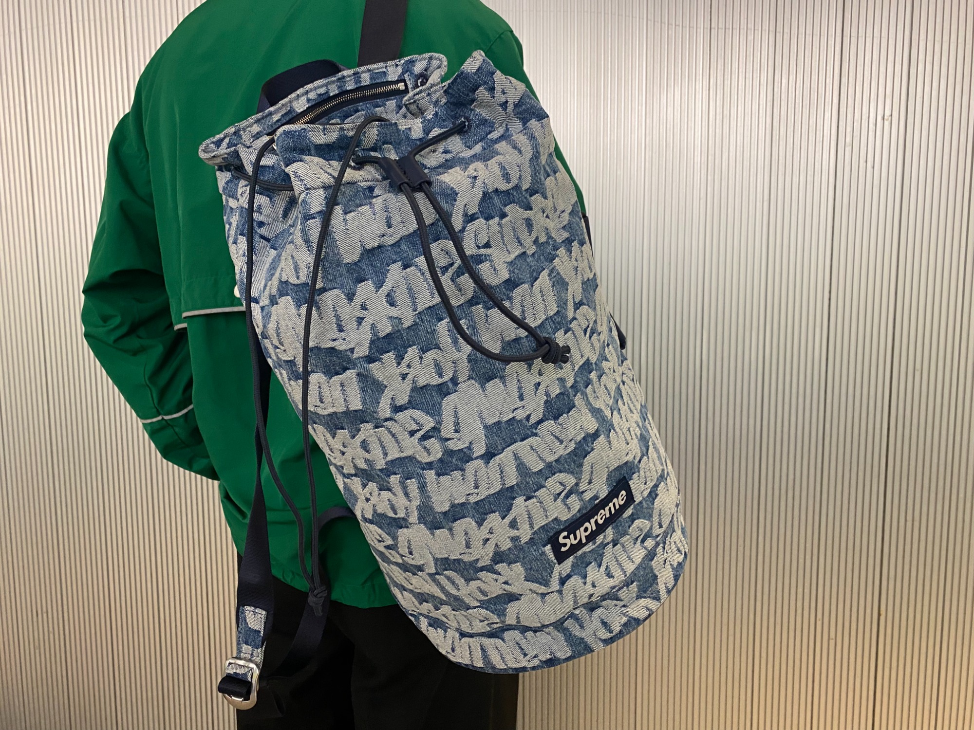 Supreme Fat Tip Jacquard Denim Backpack - リュック/バックパック