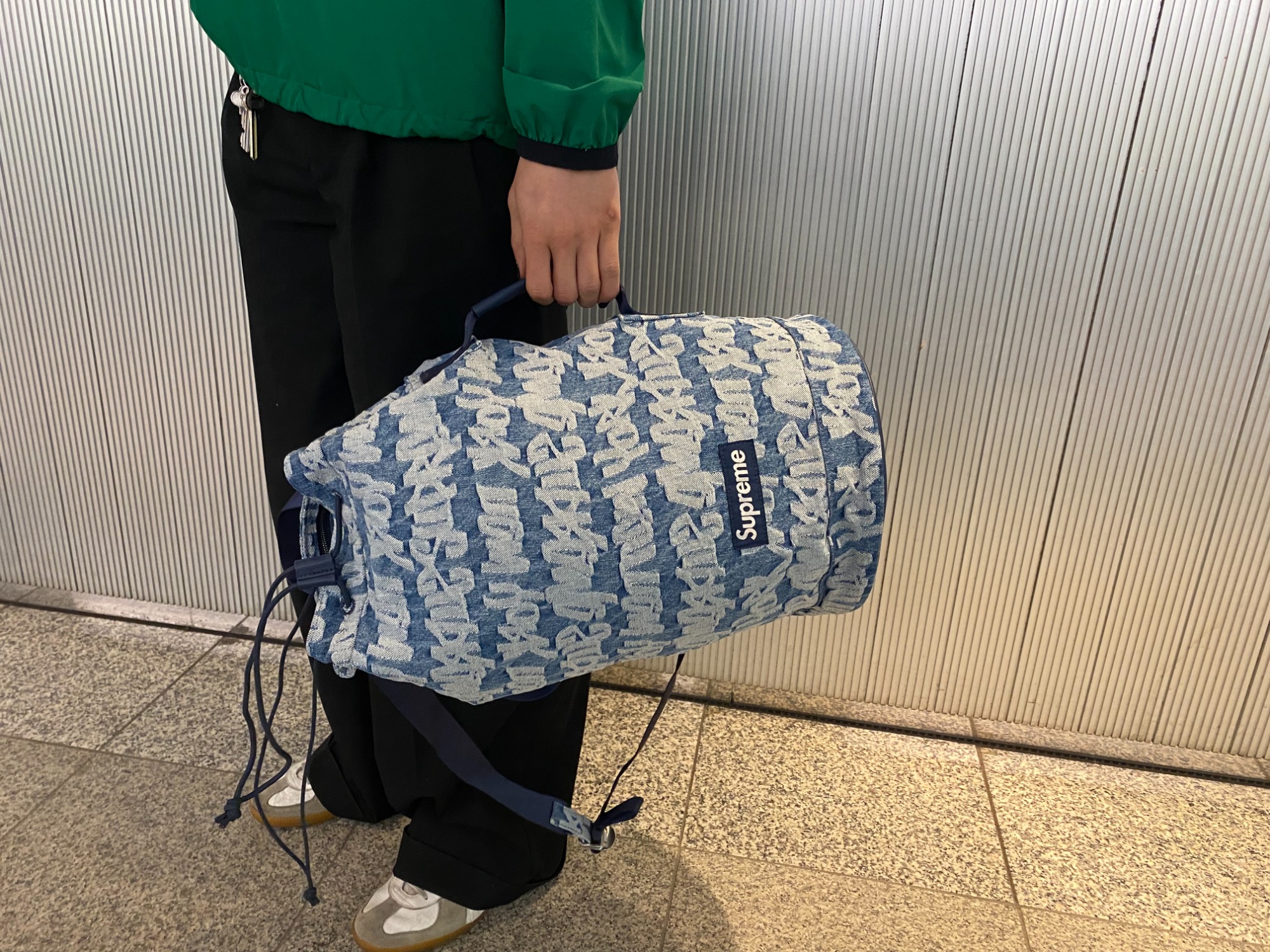 Supreme / シュプリーム】よりfat tip jacquard denim backpack ...