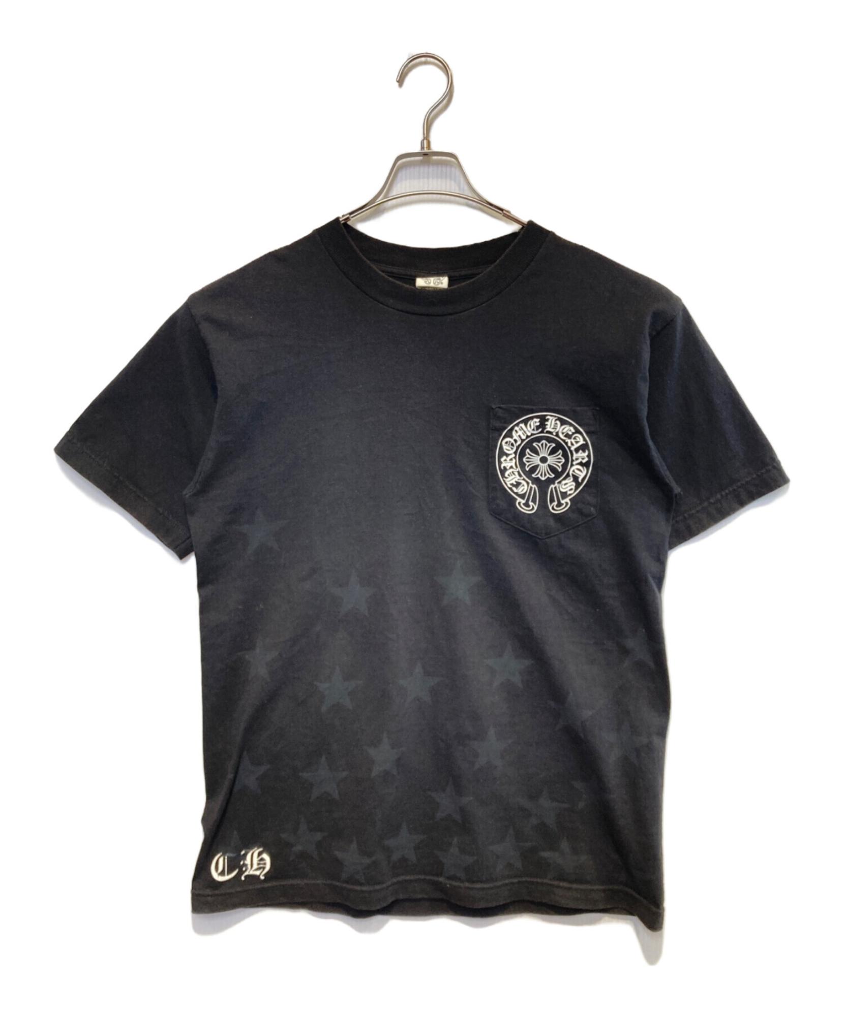 CHROMEHEARTSMクロムハーツ ホースシュー スクロールラベル Tシャツ CHROME HEARTS / クロムハーツ】ホースシュー×スクロールラベル
