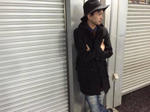 ダッフルコートのグローバーオール