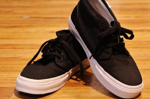 古着のスニーカー