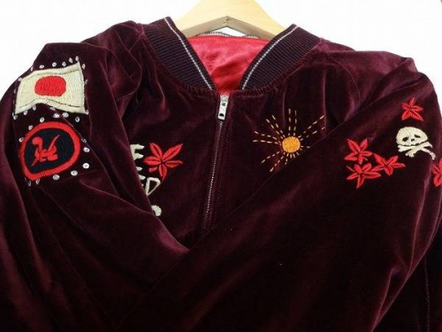 ベロアのスカジャン