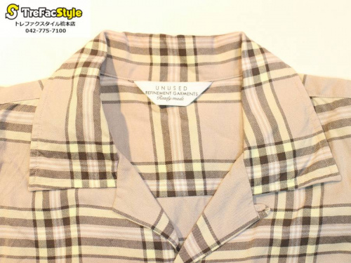 買取案内のUNUSED