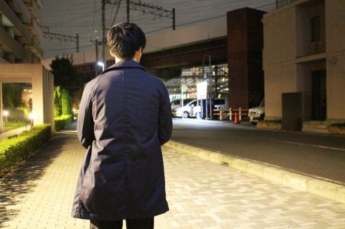 ザノースフェイス パープルレーベルのステンカラーコート