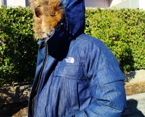 マクマードパーカーのインディゴ