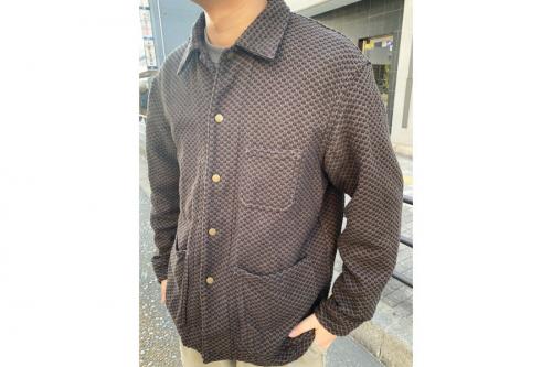 クオンの裂き織カバーオール