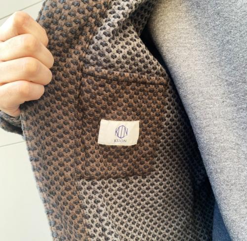 裂き織カバーオールのメンズ