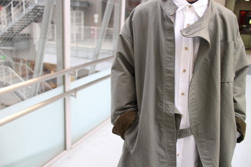 ダブルクロスMGコートのメンズ