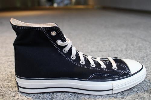 Wネームハイカットスニーカーのブラック