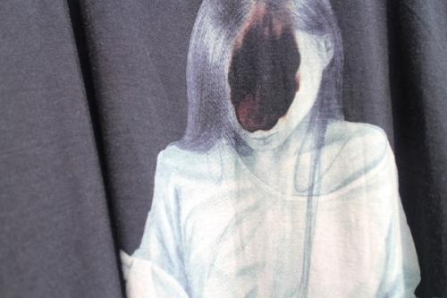 ブラックスキャンダルヨージヤマモトの内田柄丸首ロングスリーブカットソー