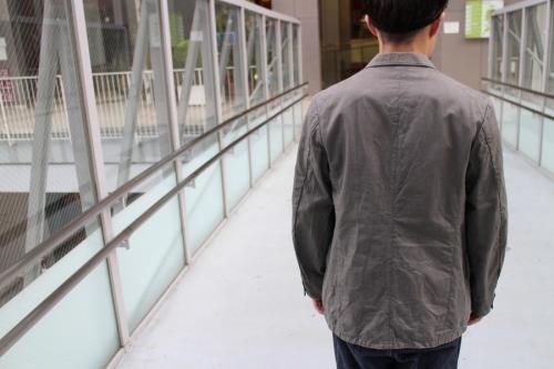 スイス軍ヴィンテージヘリンボーンジャケットのグレー