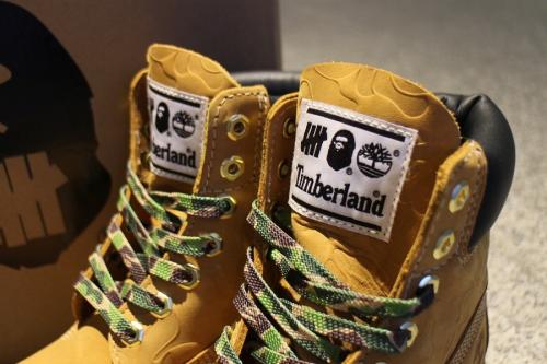 UNDEFEATED × A BATHING APE×Timberlandのアンディフィーテッド×ア ベイシング エイプ/ティンバーランド