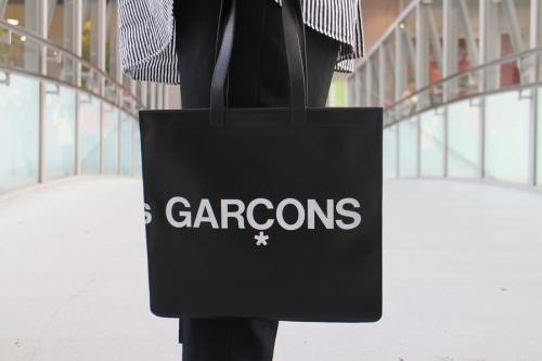 レザートートバッグのブラック