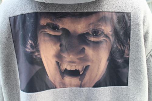 ポーラフリースパッチプリントモッズコートのPOLARTEC