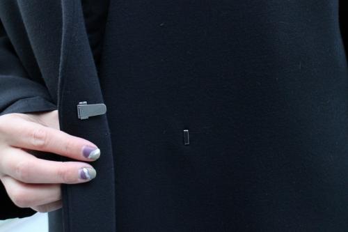 スリットスポンジコートのネイビー