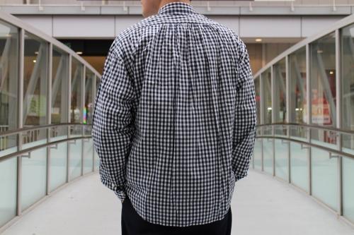 ロールアップギンガムチェックシャツの20SS
