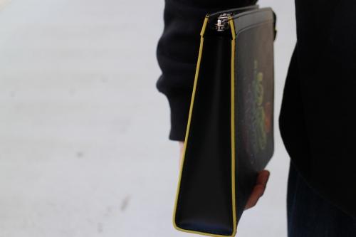 セカンドバッグのダミエグラフィットリンク