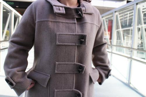 ジョゼフのパッチポケットダッフルコート