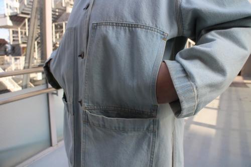 ワークヴィンテージジャケットのインディゴ