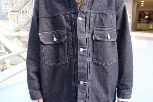 カラーファストデニムブルゾンの20AW