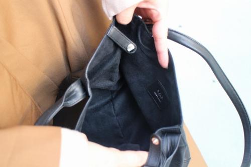 レザーバケットバッグのMiniSum Bucket BAG