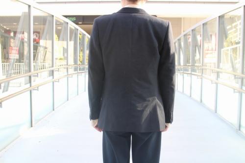 ポールスミスのギャザーミックスアップジャケット