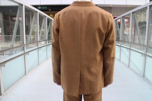 ウールキュプラリネンのセットアップ